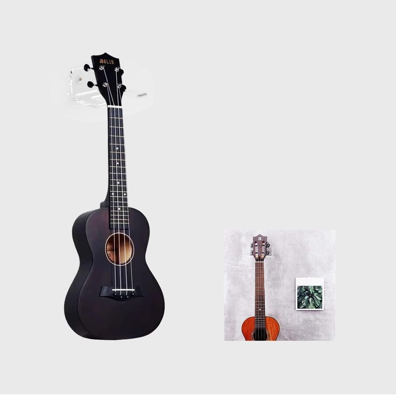 LEILIN guitar wall mount guitar wall hanger guitar stand|Acrylic Wall Mount Rack for Guitar Violin Ukulele-1 pieces - Image 3